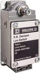 Square D - DPDT, NC/NO, 600 Volt Screw Terminal, Rotary Spring Return Actuator, General Purpose Limit Switch - 1, 2, 4, 12, 13 NEMA Rating, IP67 IPR Rating - Top Tool & Supply