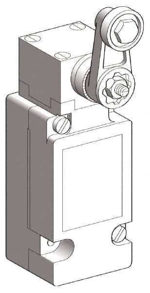 Telemecanique Sensors - SP, NC/NO, 600 VAC, Screw Terminal, Roller Lever Actuator, General Purpose Limit Switch - IP66 IPR Rating - Top Tool & Supply