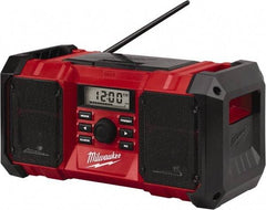 Milwaukee Tool - Backlit LCD Cordless Jobsite Radio - Powered by Battery - Top Tool & Supply