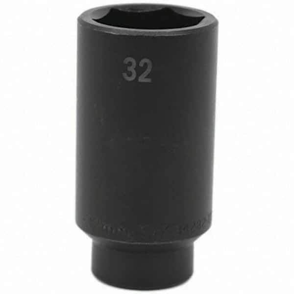 SK - Impact Socket - 1/2"DR 32MM DEEP IMPACT SOCKET - Top Tool & Supply