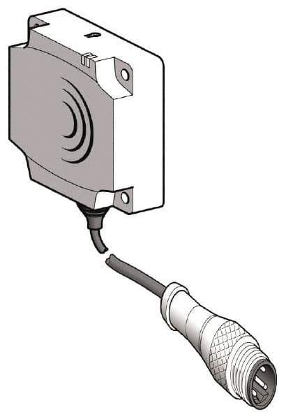 Telemecanique Sensors - PNP, NC, 15 to 25mm Detection, Flat, Inductive Proximity Sensor - 3 Wires, IP67, 12 to 24 VDC, 40mm Wide - Top Tool & Supply