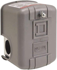 Square D - 1 and 3R NEMA Rated, 5 to 21 psi, Electromechanical Pressure and Level Switch - Adjustable Pressure, 575 VAC, L1-T1, L2-T2 Terminal, For Use with Square D Pumptrol - Top Tool & Supply