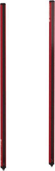 Telemecanique Sensors - 105 Beam, 41.73 Inch Height Protection, 3, 6m Max Sensing, 14 to 131°F, Finger/Hand Protection 4, Safety Light Curtain - 24 VDC, Red, Aluminum - Top Tool & Supply