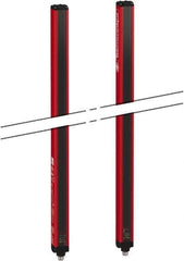 Telemecanique Sensors - 3 Beam, 31.89 Inch Height Protection, 4, 12m Max Sensing, 14 to 131°F, Body Protection 4, Safety Light Curtain - 24 VDC, 15-3/4 Inch Space Between Beams, Red, Aluminum - Top Tool & Supply