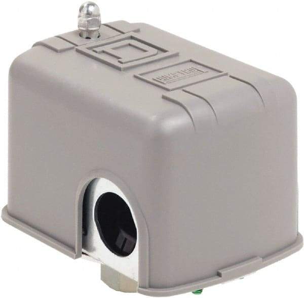 Square D - 1 and 3R NEMA Rated, 20 to 40 psi, Electromechanical Pressure and Level Switch - Adjustable Pressure, 575 VAC, L1-T1, L2-T2 Terminal, For Use with Square D Pumptrol - Top Tool & Supply