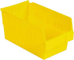 LEWISBins+ - 11-5/8" Deep, Yellow Hopper Shelf Bin - 6" High x 6-5/8" Wide x 11-5/8" Long - Top Tool & Supply