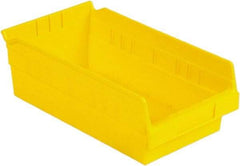 LEWISBins+ - 11-5/8" Deep, Yellow Hopper Shelf Bin - 4" High x 6-5/8" Wide x 11-5/8" Long - Top Tool & Supply