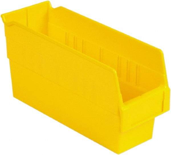 LEWISBins+ - 11-5/8" Deep, Yellow Hopper Shelf Bin - 6" High x 4-1/8" Wide x 11-5/8" Long - Top Tool & Supply