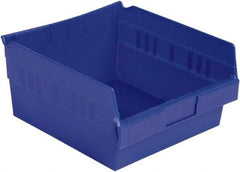 LEWISBins+ - 11-5/8" Deep, Blue Hopper Shelf Bin - 6" High x 11-1/8" Wide x 11-5/8" Long - Top Tool & Supply