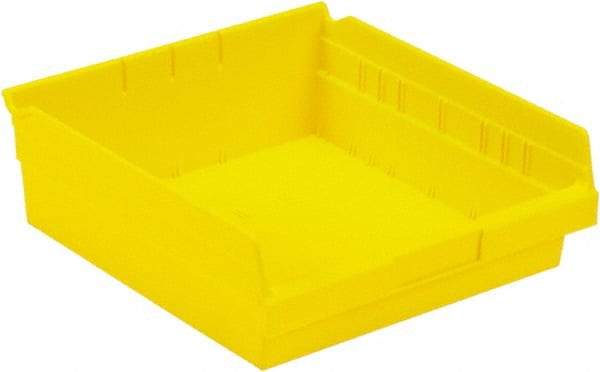 LEWISBins+ - 11-5/8" Deep, Yellow Hopper Shelf Bin - 4" High x 11-1/8" Wide x 11-5/8" Long - Top Tool & Supply