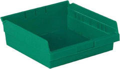 LEWISBins+ - 11-5/8" Deep, Green Hopper Shelf Bin - 4" High x 11-1/8" Wide x 11-5/8" Long - Top Tool & Supply