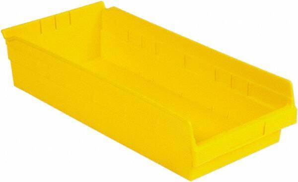 LEWISBins+ - 17-7/8" Deep, Yellow Hopper Shelf Bin - 4" High x 8-3/8" Wide x 17-7/8" Long - Top Tool & Supply