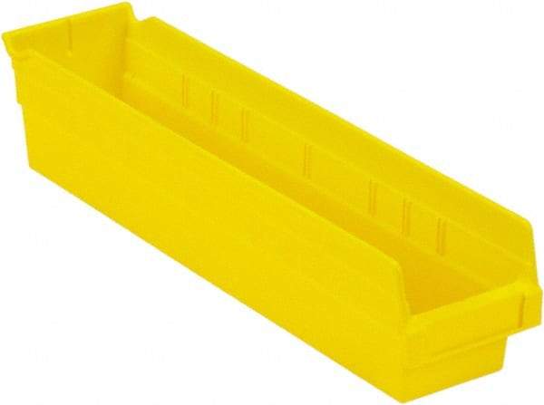 LEWISBins+ - 17-7/8" Deep, Yellow Hopper Shelf Bin - 4" High x 4-1/8" Wide x 17-7/8" Long - Top Tool & Supply