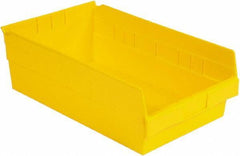 LEWISBins+ - 17-7/8" Deep, Yellow Hopper Shelf Bin - 6" High x 11-1/8" Wide x 17-7/8" Long - Top Tool & Supply