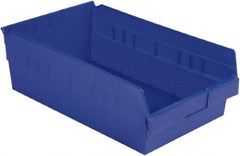 LEWISBins+ - 17-7/8" Deep, Blue Hopper Shelf Bin - 6" High x 11-1/8" Wide x 17-7/8" Long - Top Tool & Supply