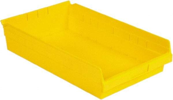 LEWISBins+ - 17-7/8" Deep, Yellow Hopper Shelf Bin - 4" High x 11-1/8" Wide x 17-7/8" Long - Top Tool & Supply