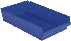 LEWISBins+ - 17-7/8" Deep, Blue Hopper Shelf Bin - 4" High x 11-1/8" Wide x 17-7/8" Long - Top Tool & Supply