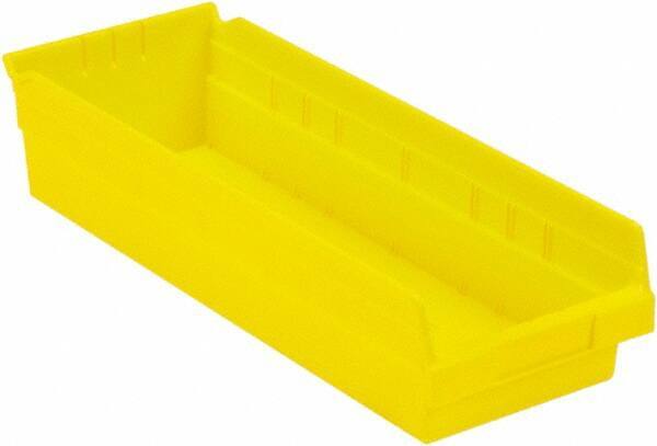 LEWISBins+ - 17-7/8" Deep, Yellow Hopper Shelf Bin - 4" High x 6-5/8" Wide x 17-7/8" Long - Top Tool & Supply