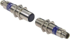 Telemecanique Sensors - M12 Connector, 30m Nominal Distance, Shock and Vibration Resistant, Through Beam Photoelectric Sensor - 12 to 24 VDC, 30 Hz, Brass, 95mm Long x 18mm Wide x 7 Inch High - Top Tool & Supply