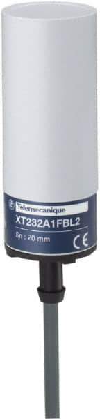 Telemecanique Sensors - 20mm Detection, Cylinder, Capacitive Proximity Sensor - IP67, 24 VAC/VDC, 80mm Long - Top Tool & Supply