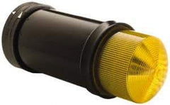 Schneider Electric - 24 VAC/VDC, 4X NEMA Rated, Strobe Tube, Yellow, Flashing Light - 60 Flashes per min, 70mm Pipe/Pendant, 70mm Diameter, 157mm High, IP65, IP66 Ingress Rating - Top Tool & Supply