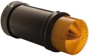 Schneider Electric - 24 VAC/VDC, 4X NEMA Rated, Strobe Tube, Orange, Flashing Light - 60 Flashes per min, 70mm Pipe/Pendant, 70mm Diameter, 157mm High, IP65, IP66 Ingress Rating - Top Tool & Supply