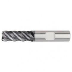 3/4x3/4x1-1/2x4 .050R 6FL Carbide Roughing End Mill-Weldon Shank-AlTiN - Top Tool & Supply