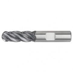 5/16x5/16x3/4x2-1/2 Ball Nose 4FL Carbide End Mill-Round Shank-AlTiN - Top Tool & Supply