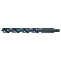 17/64 RHS / RHC HSS 118 Degree Radial Point Automotive Tanged Shank Drill - Steam Oxide - Exact Industrial Supply