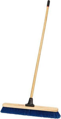 Harper Brush - 24" Medium Duty Polypropylene Push Broom - 2-7/8" Bristle Length, Wood Block, Bolt-On Handle Connection, Handle Included - Top Tool & Supply