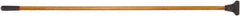 Harper Brush - 60 x 1-1/8" Wood Handle for Laitner Broom Heads - Bolt-On Connection, Tan - Top Tool & Supply