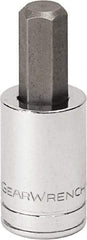 GearWrench - 3/8" Drive, 7/32" Hex Bit Socket - 1-21/32" OAL, 0.984" Bit Length - Top Tool & Supply