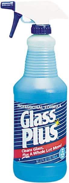 Glass Plus - 32 oz Spray Bottle Floral Glass Cleaner - Use on Glass - Top Tool & Supply