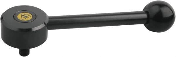 KIPP - M16, Steel Threaded Stud Adjustable Clamping Handle - 170.5mm OAL, 33mm High - Top Tool & Supply