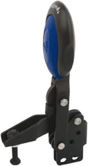 KIPP - Vertical Handle, Manual Hold Down Toggle Clamp - U-Bar, Straight Base, Nitride/Oxide Finish, Steel - Top Tool & Supply