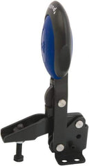 KIPP - Vertical Handle, Manual Hold Down Toggle Clamp - U-Bar, Flanged Base, Nitride/Oxide Finish, Steel - Top Tool & Supply