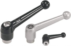 KIPP - 1/4-20, Zinc Threaded Hole Adjustable Clamping Handle - 73mm OAL, 49.5mm High - Top Tool & Supply