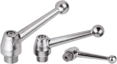 KIPP - M16, Steel Threaded Hole Adjustable Clamping Handle - 125.5mm OAL, 69mm High - Top Tool & Supply