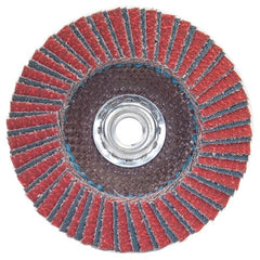 7″ × 1/4″ × 5/8″ Twinfiber Flap Disc Type 29 Conical 80 Grit - Top Tool & Supply