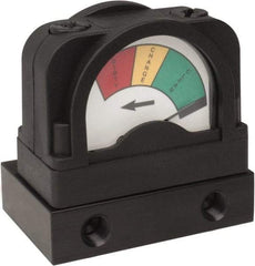 PRO-SOURCE - Glass Filled Nylon FRL Pressure Gauge - Use with Filters - Top Tool & Supply