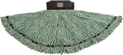 Rubbermaid - Black Head Band, Large Microfiber Loop End Mop Head - 4 Ply - Top Tool & Supply