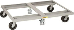 Little Giant - 3,600 Lb Capacity Steel Pallet Dolly - 48" Long x 48" Wide x 9" High, 6" Phenolic Wheels - Top Tool & Supply