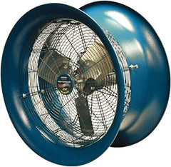 Patterson Fan - 22" Blade, 1/2 hp, 5,570 CFM, Industrial Circulation Fan - Suspension, 208-230/460 Volts, 1 Speed - Top Tool & Supply