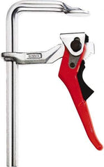 Bessey - 4" Capacity, 2-3/8" Throat Depth Steel (Profiled Rail) Bar Clamp - 400 Lb Clamping Pressure, 7" OAL - Top Tool & Supply