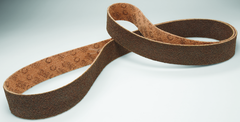 3 x 24" - Coarse - Brown Surface Scotch-Brite Conditioning Belt - Top Tool & Supply