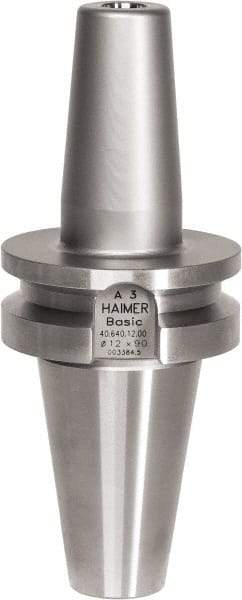 HAIMER - 6mm Hole Diam, CAT40 Taper Shank Shrink Fit Tool Holder & Adapter - 3" Projection, 21mm Nose Diam, 36mm Clamping Depth, 25,000 RPM - Exact Industrial Supply