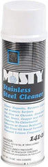 Misty - 15 fl oz Liquid Stainless Steel Cleaner & Polish - Lemon Scented, Aerosol Container - Top Tool & Supply