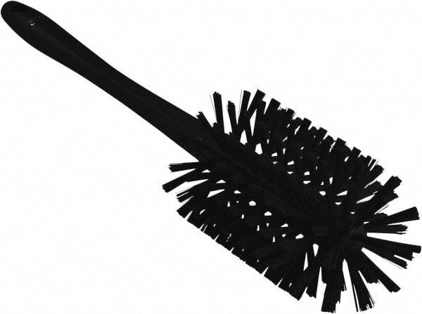 Vikan - 3-1/2" Diam Polyester Bottle Brush - 17" OAL, 6-1/4" Head Length, Polypropylene Handle - Top Tool & Supply