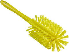 Vikan - 3-1/2" Diam Polyester Bottle Brush - 17" OAL, 6-1/4" Head Length, Polypropylene Handle - Top Tool & Supply