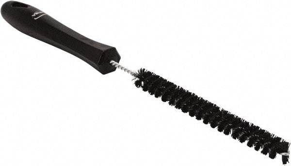 Vikan - 0.6" Diam Polyester Tube Brush - 12.2031" OAL, 6-1/2" Head Length, Polypropylene Handle - Top Tool & Supply